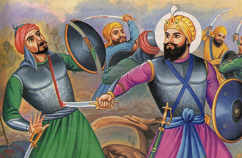 First battles under Guru Hargobind Sahib